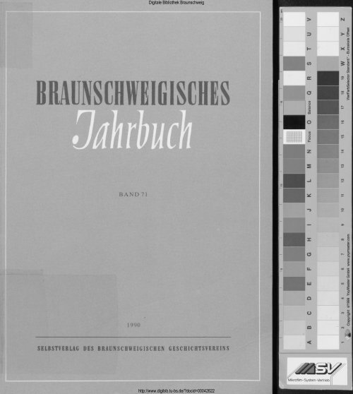 Braunschweigisches Jahrbuch 71 1990 Digitale Bibliothek