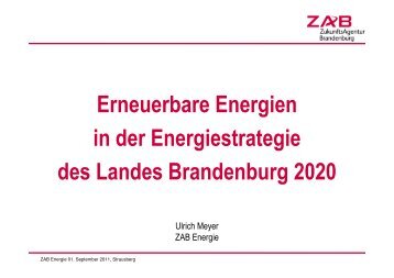 Entwicklung der Windenergie im Land Brandenburg - Stadtwerke ...