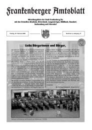 Amtsblatt der Stadt Frankenberg - Nr. 17/04 vom