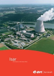 Information on the Power Plant - E.ON Kernkraft GmbH