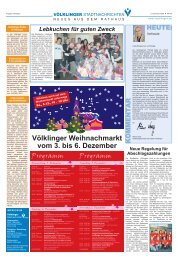 Völklinger Weihnachmarkt vom 3. bis 6. Dezember - Stadt Völklingen