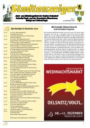 Stadtanzeiger 2012 - Stadt Oelsnitz