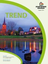 Das Kundenmagazin der Stadtwerke Rinteln