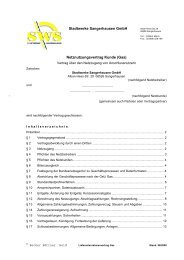 Stadtwerke Sangerhausen GmbH Netznutzungsvertrag Kunde (Gas)