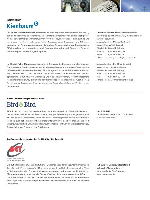 Stadtwerke und Kommunalwirtschaft - Bird & Bird