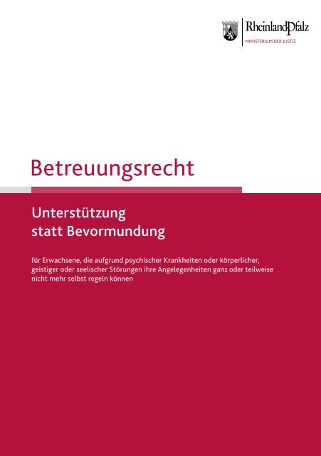 Betreuungsrecht - Stadt Frankenthal