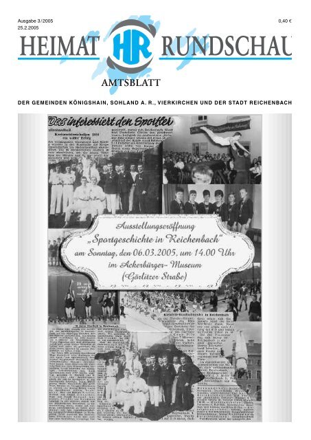 heimat rundschau amtsblatt - Reichenbach Oberlausitz