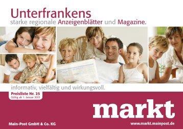 markt-Anzeigenpreisliste 2013 - Main-Post