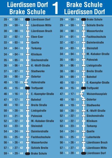 TASCHENFAHRPLAN 08-12 - STADTBUS LEMGO