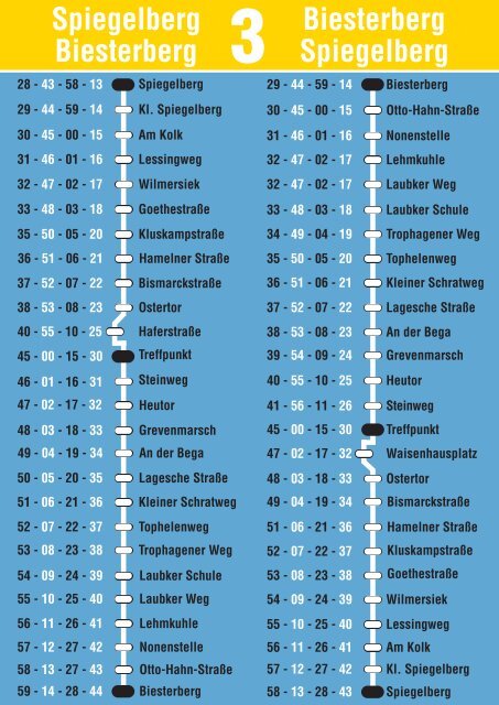 TASCHENFAHRPLAN 08-12 - STADTBUS LEMGO