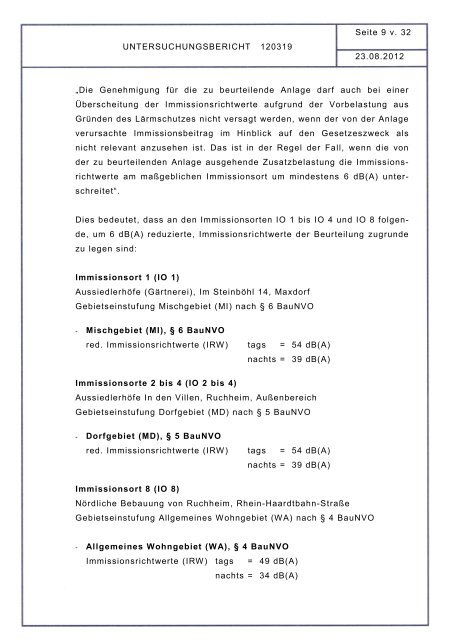 03.2 Am Römig, Abschnitt 2_Schalltechnische ... - Stadt Frankenthal