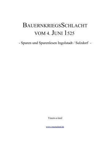 BAUERNKRIEGSSCHLACHT VOM 4. JUNI 1525 - Traum-a-land