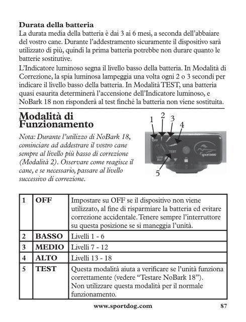 Operating Guide / Manuel d'utilisation Manual de ... - SportDOG Brand