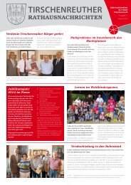 Rathausnachrichten Ausgabe 11 - Tirschenreuth