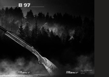 Blaser Jagdwaffen GmbH D-88316 Isny Germany