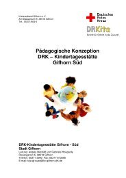 Pädagogische Konzeption DRK – Kindertagesstätte Gifhorn Süd