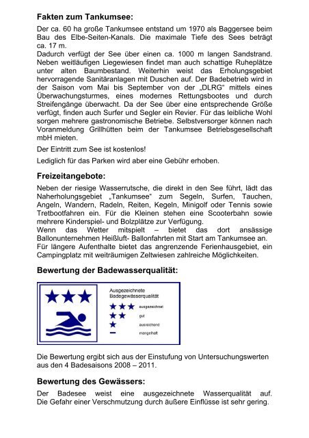 Tankumsee Infoprofil: Lage - Niedersachsen
