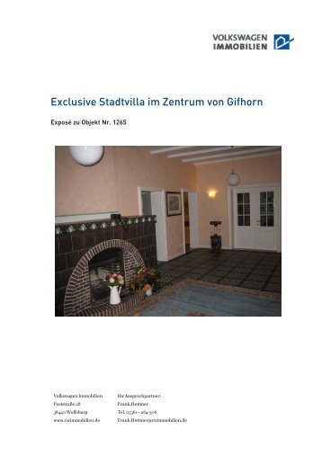Exclusive Stadtvilla im Zentrum von Gifhorn - VW Immobilien
