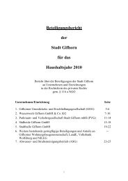 18 Beteiligungsbericht 2010 - Stadt Gifhorn