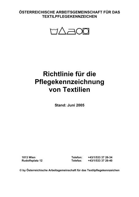 Pflegerichtlinie Langfassung