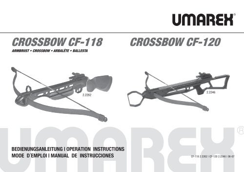 CROSSBOW CF-118 CROSSBOW CF-120 - Umarex