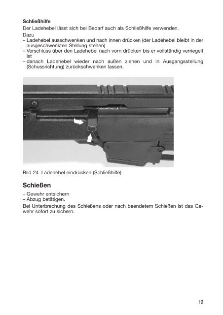 Selbstladegewehr SL8-5 - Waffen Braun