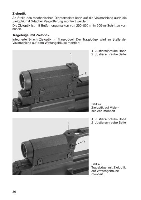 Selbstladegewehr SL8-5 - Waffen Braun