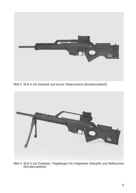 Selbstladegewehr SL8-5 - Waffen Braun