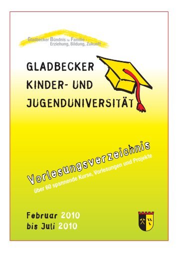 Gladbecker Kinder- und Jugenduniversität - Jugend in Gladbeck