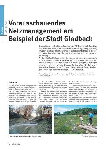 Vorausschauendes Netzmanagement am Beispiel der Stadt Gladbeck