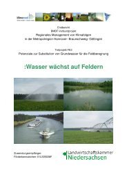 :Wasser wächst auf Feldern - Klimafolgenmanagement