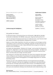 Brief an Bürgermeister Ulrich Roland vom 03.07 ... - Grüne Gladbeck