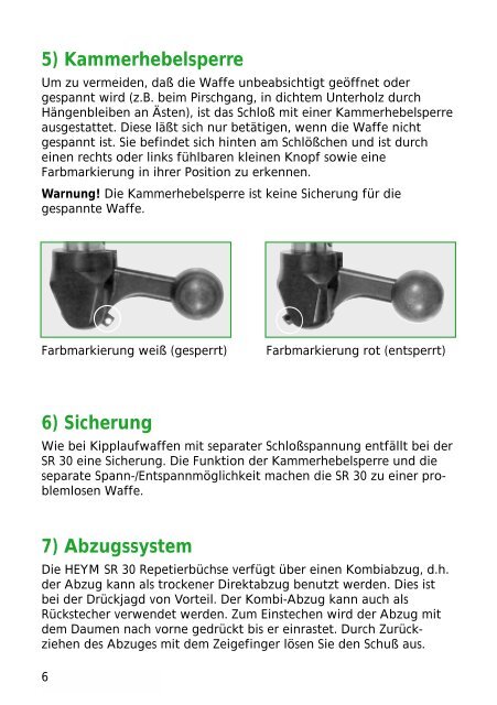 BEDIENUNGSANLEITUNG - Heym Waffenfabrik GmbH