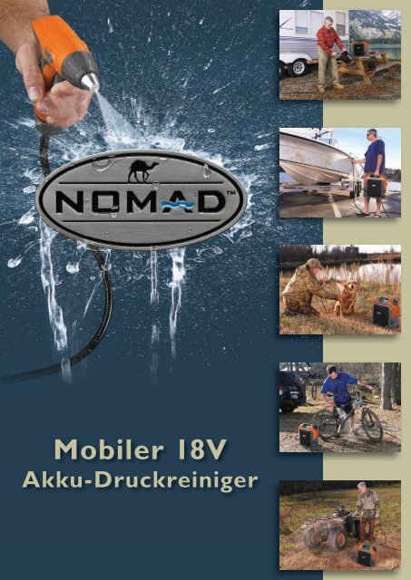 Mobiler 18V Akku-Druckreiniger - Frankonia