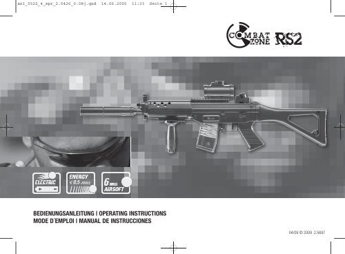 Bedienungsanleitung Soft-Air-Gewehr Mod. 5522 - Umarex