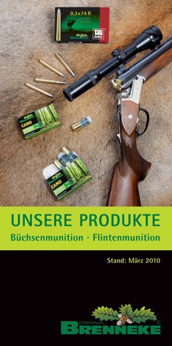 Brenneke Produkte in der Übersicht. - Frankonia