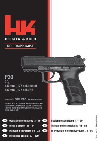 CO2 4,5 mm (.177 cal.) pellet 4,5 mm (.177 cal.) BB - Umarex