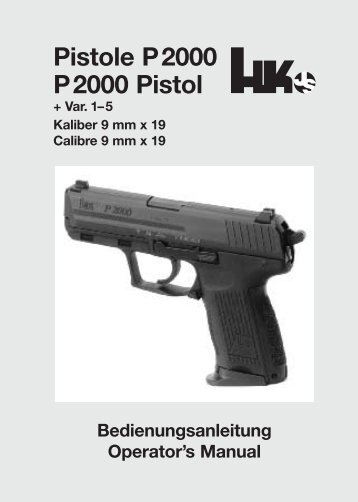 Pistole P2000 P2000 Pistol - Waffen Braun