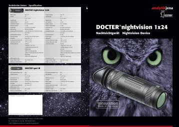 Prospekt DOCTER®nightvision 1x24