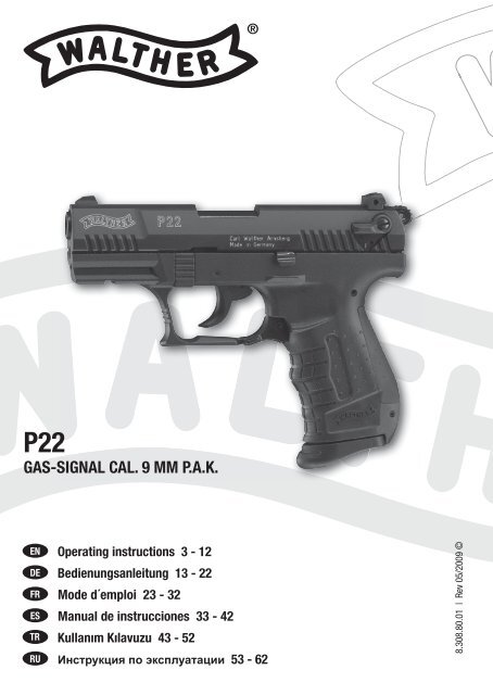 8.308.80.01 Walther P22 9mm PAK.indd - Frankonia