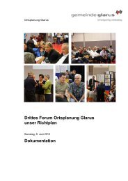 Dokumentation 3. Forum Ortsplanung - Gemeinde Glarus