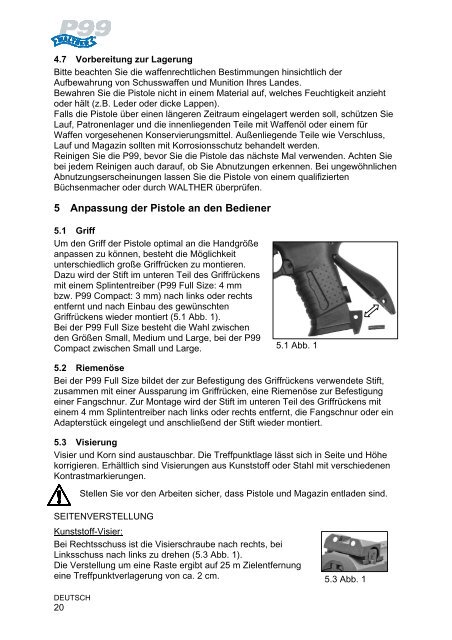 Walther P99 - Frankonia