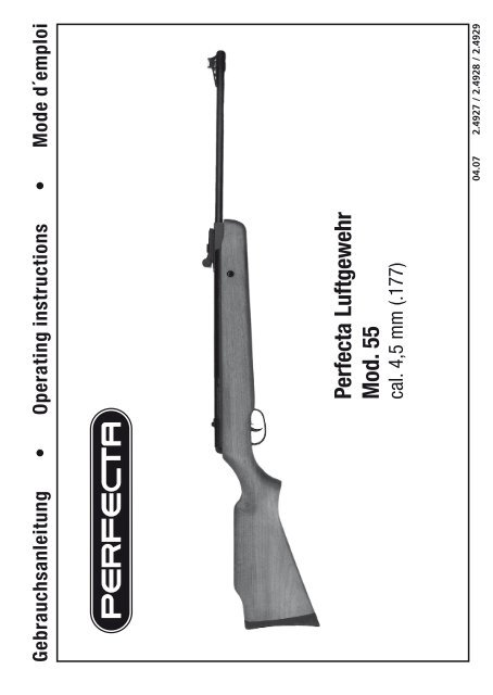 Perfecta Luftgewehr Mod. 55 cal. 4,5 mm (.177) - Umarex