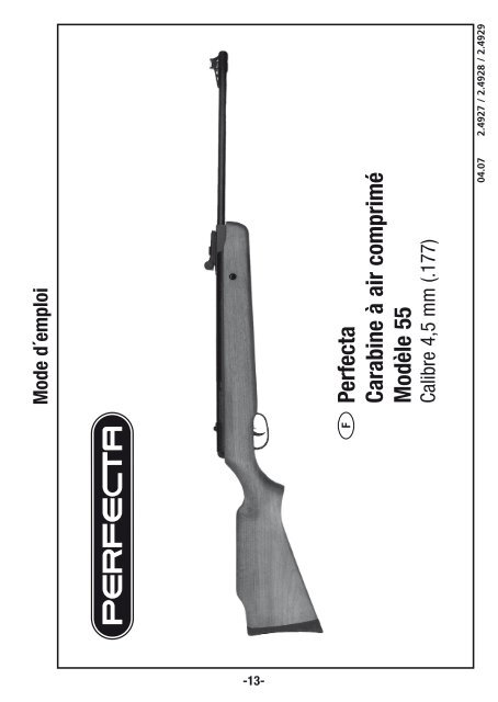 Perfecta Luftgewehr Mod. 55 cal. 4,5 mm (.177) - Umarex