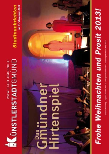 StaDtNachrichteN - Künstlerstadt Gmünd