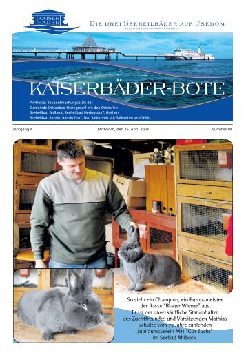 KAISERBÄDER-BOTE - Gemeinde Ostseebad Heringsdorf