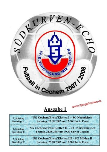 Ausgabe 1 - Spvgg Cochem