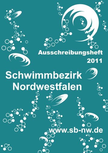 Ausschreibungsheft 2011 - Schwimmbezirk Nordwestfalen