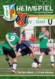 Inselmagazin 17/2012 - TSV Bad Abbach