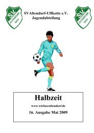 Halbzeit Nr. 16. 2009.pdf - SV Altendorf-Ulfkotte 1964 e.V.